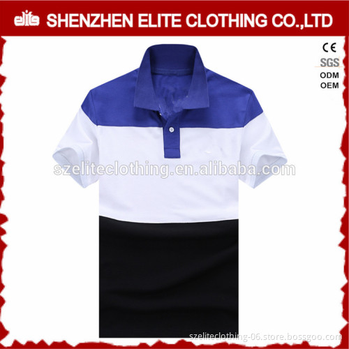 Fashion Trendy Good Quality White and Purple Polo Shirts Unisex